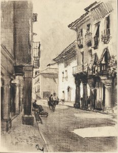Calle Mayor Alcalá - Joseph Pennell