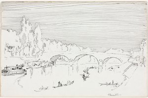 Charenton-le-Pont, vers 1893 - Joseph Pennell