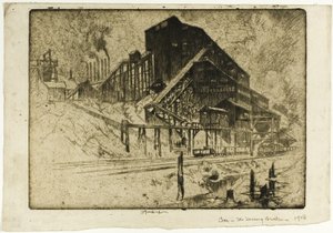 Charbon—Le briseur imposant - Joseph Pennell