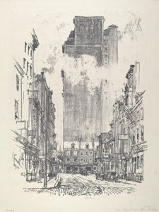Rue Sansom - Joseph Pennell