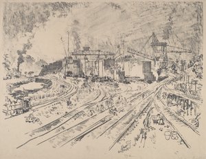 Tôt le matin, Miraflores - Joseph Pennell