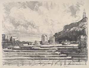Éleusis, le pavé du temple - Joseph Pennell