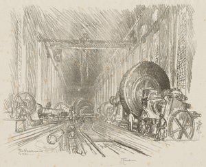 Travail de guerre anglais : La basilique de la guerre - Joseph Pennell