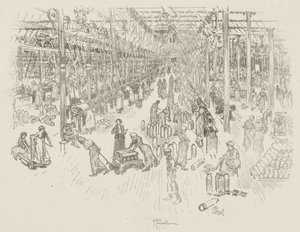 Travail de guerre anglais : La Baie des Mille Filles - Joseph Pennell