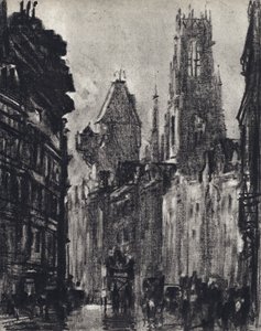 Fleet Street - Joseph Pennell