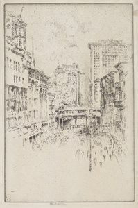 Rue Quarante-Deuxième - Joseph Pennell