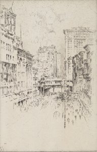 Quarante-deuxième rue, 1904 - Joseph Pennell