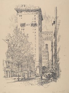 Rue Girard - Joseph Pennell