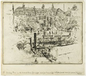 Lindsay Row, Chelsea - Joseph Pennell