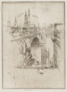 Escaliers du Pont de Londres - Joseph Pennell