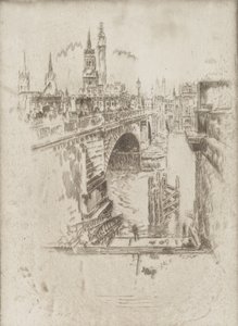 Escaliers du London Bridge - Joseph Pennell