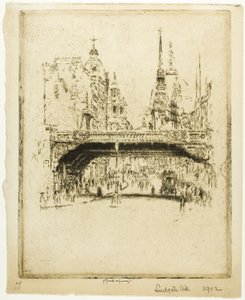 Ludgate Hill - Joseph Pennell