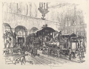 Fabrication de locomotives de guerre - Joseph Pennell