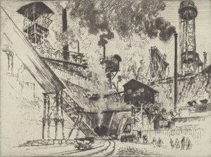 Bouche de la mine, Ruhrort près d