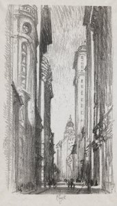 Nassau Street, n°5 dans la collection Iconophie Club - Joseph Pennell