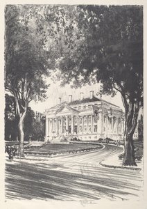 Siège de la Croix-Rouge nationale, Washington - Joseph Pennell