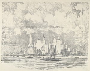 New York depuis Ellis Island