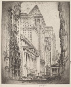 Bourse de New York - Joseph Pennell