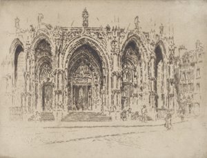 Porche de San Maclou, Rouen, 1907