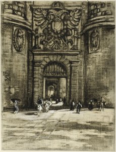 Porta Viragia, Tolède - Joseph Pennell