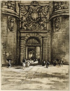 Porta Viragia, Tolède - Joseph Pennell