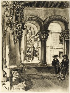 Portique San Martín, Ségovie - Joseph Pennell