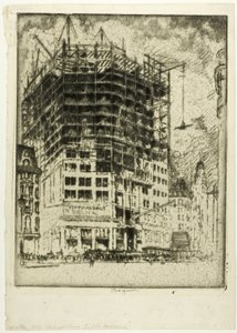 Reconstruction de la Cinquième Avenue - Joseph Pennell