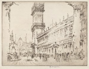 Reconstruction du Campanile, Venise, No.II