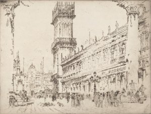 Reconstruction du Campanile, Venise, No.II