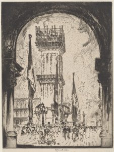 Reconstruction du Campanile, Venise, No.I