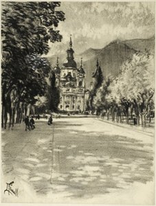 Saint Ildefonso - Joseph Pennell
