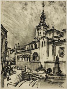 San Martín, Ségovie - Joseph Pennell