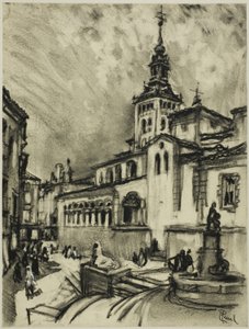 San Martín, Ségovie - Joseph Pennell