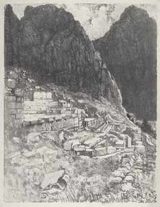 Sièges des Puissants, Delphes - Joseph Pennell