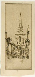 Église de Spitalfields - Joseph Pennell