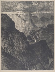 Tempête dans le Grand Canyon