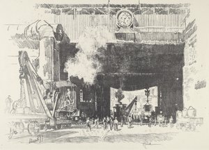 La grande porte du grand magasin - Joseph Pennell