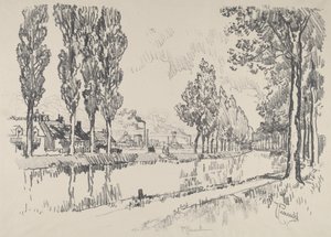Le Canal à Blanzy, France