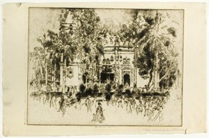 La cathédrale, Panama - Joseph Pennell