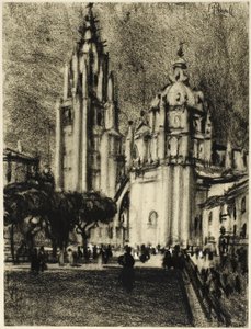 La Cathédrale, Tolède - Joseph Pennell
