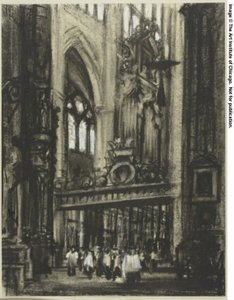 Le Chœur, Tolède - Joseph Pennell