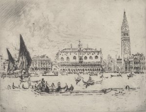 Le Palais des Doges, 1883 - Joseph Pennell