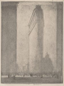 Le Flat Iron New York, 1908 - Joseph Pennell