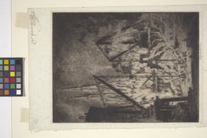 Les fondations de la cathédrale - Joseph Pennell