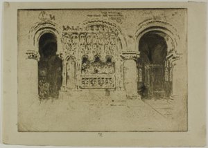 Tombeau du fondateur, église Saint-Barthélemy-le-Grand