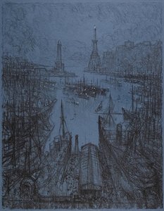Le port, Gênes, 1913