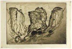 La Sainte Trinité des châteaux dans les airs - Joseph Pennell