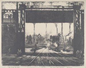 La porte de fer, Charleroi, 1911