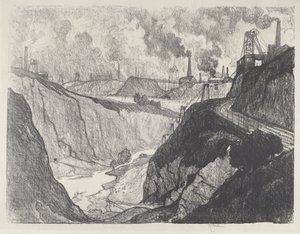 La Mine de Fer - Joseph Pennell