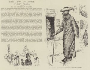 Le Juif chez lui, par Joseph Pennell - Joseph Pennell